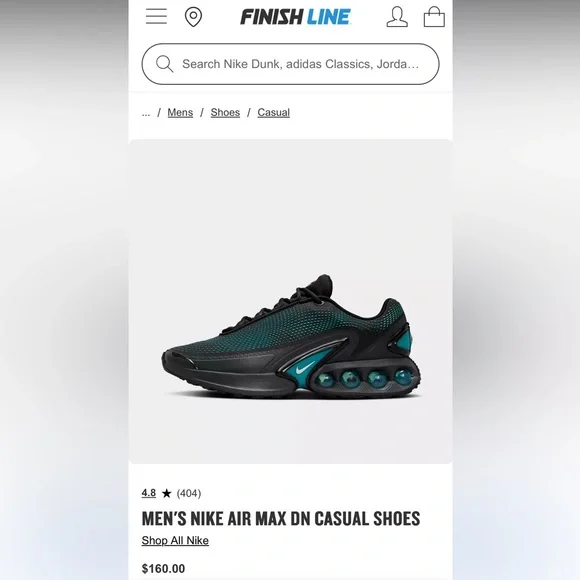 Nike Men’s Air Max DN ES - “Black/Dusty Cactus” - Size 10.5 - New-HV5235-001 - Picture 12 of 12